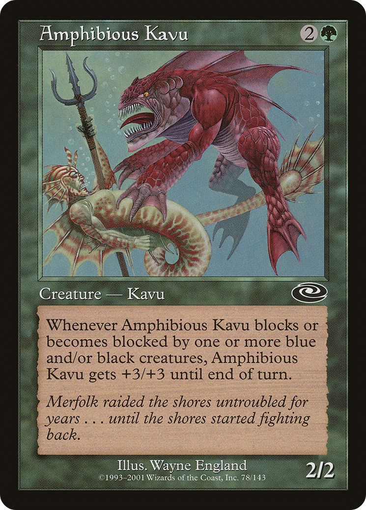 Amphibious Kavu (PLS-078) [Planeshift] Foil