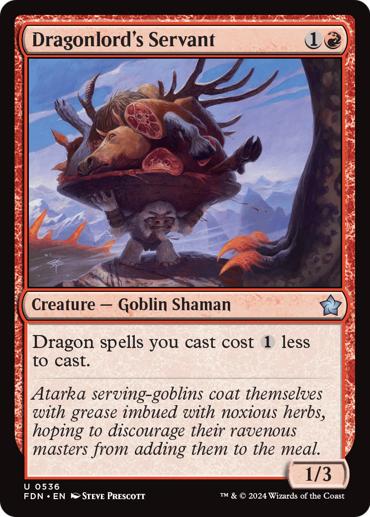 Dragonlord's Servant (FDN-536) [Foundations]