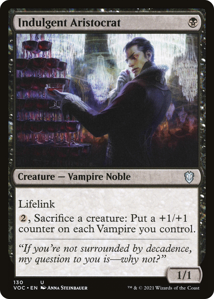 Indulgent Aristocrat (VOC-130) [Crimson Vow Commander]