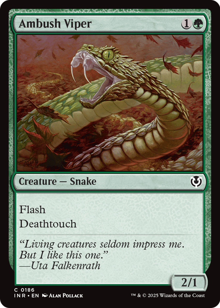 Ambush Viper (INR-186) [Innistrad Remastered] Foil