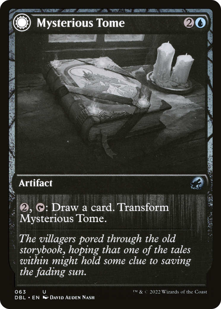 Mysterious Tome (DBL-063) [Innistrad: Double Feature] Foil