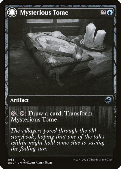 Mysterious Tome (DBL-063) [Innistrad: Double Feature] Foil
