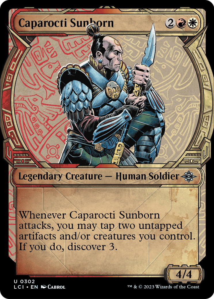 Caparocti Sunborn (Showcase) (LCI-302) [The Lost Caverns of Ixalan]