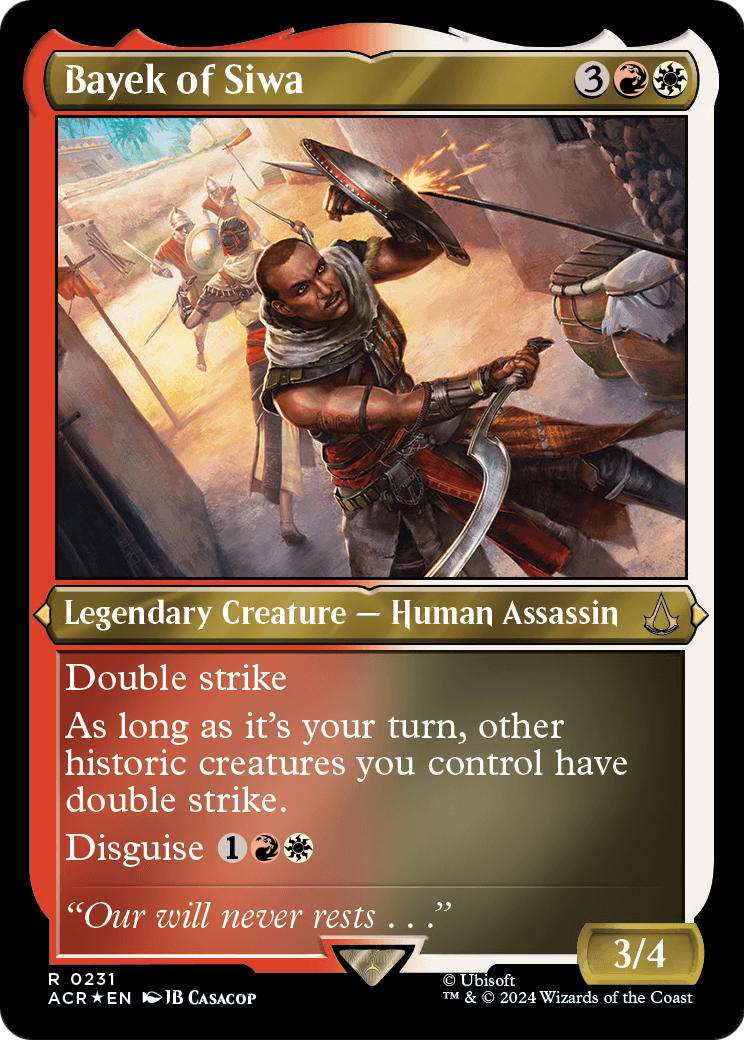 Bayek of Siwa (Foil Etched) (ACR-231) [Assassin's Creed] Foil