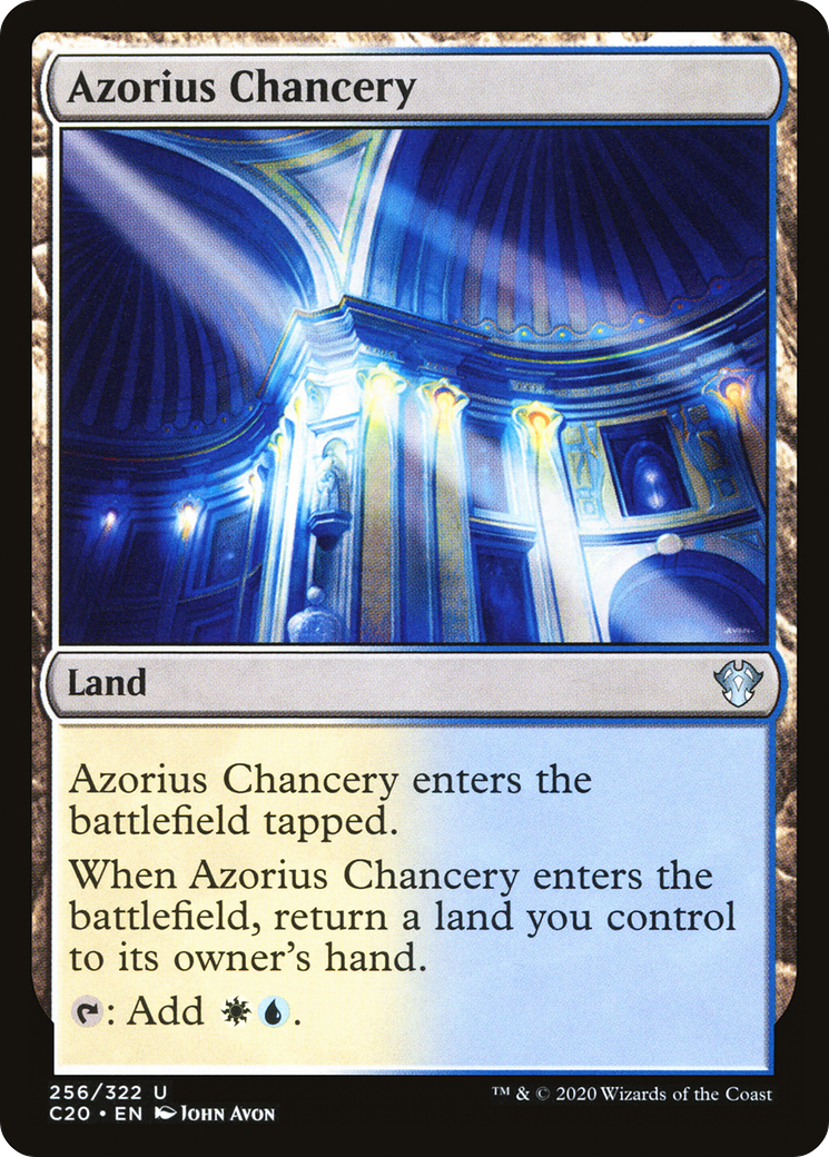 Azorius Chancery (C20-256) [Commander 2020]