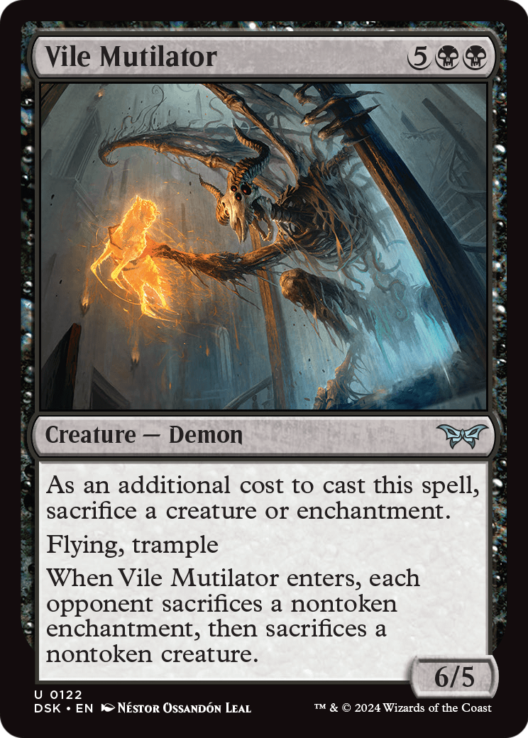 Vile Mutilator (DSK-122) [Duskmourn: House of Horror]