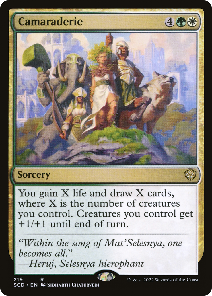 Camaraderie (SCD-219) [Starter Commander Decks]