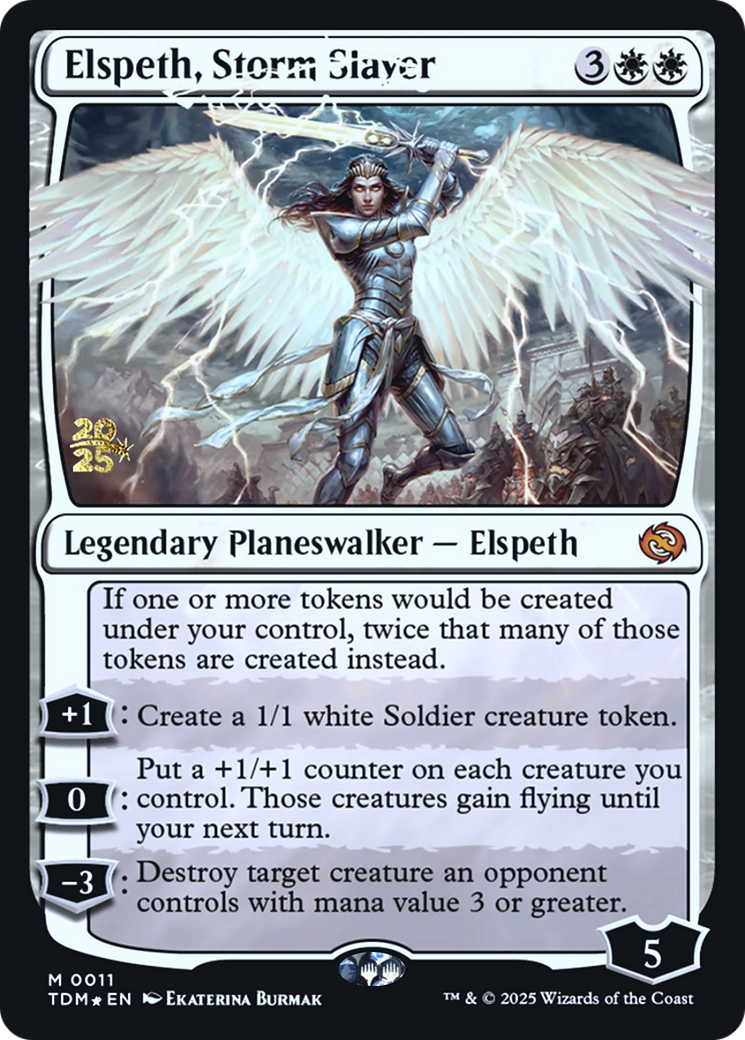 Elspeth, Storm Slayer (PRE-011) [Prerelease Cards] Foil
