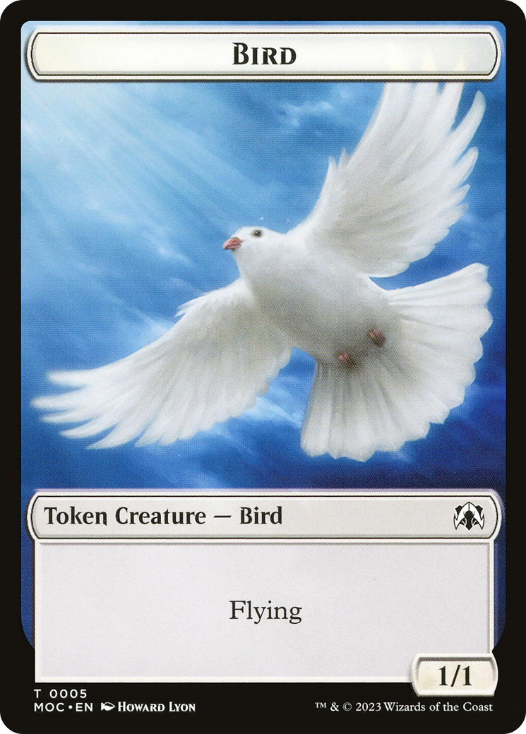 Bird (TMOC-005) [March of the Machine Commander Tokens]