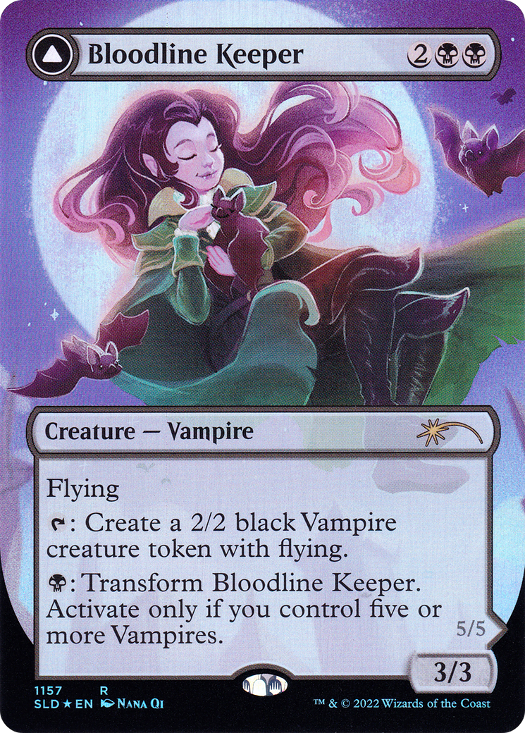 Bloodline Keeper (SLD-1157) (Borderless) [Secret Lair Drop] Foil