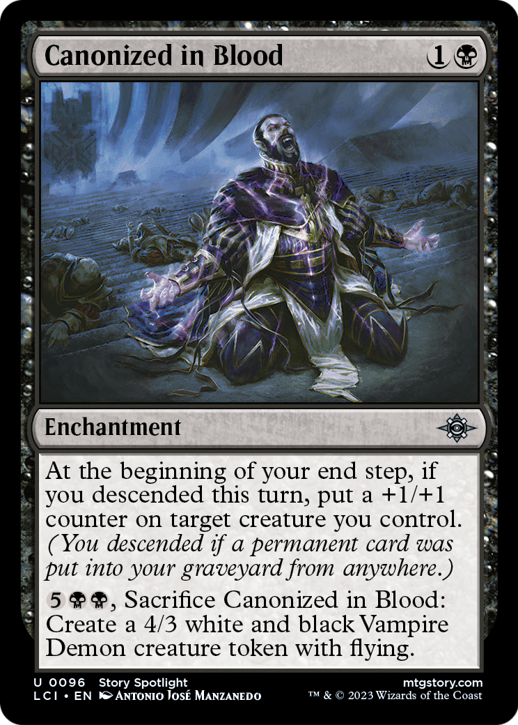 Canonized in Blood (LCI-096) [The Lost Caverns of Ixalan]