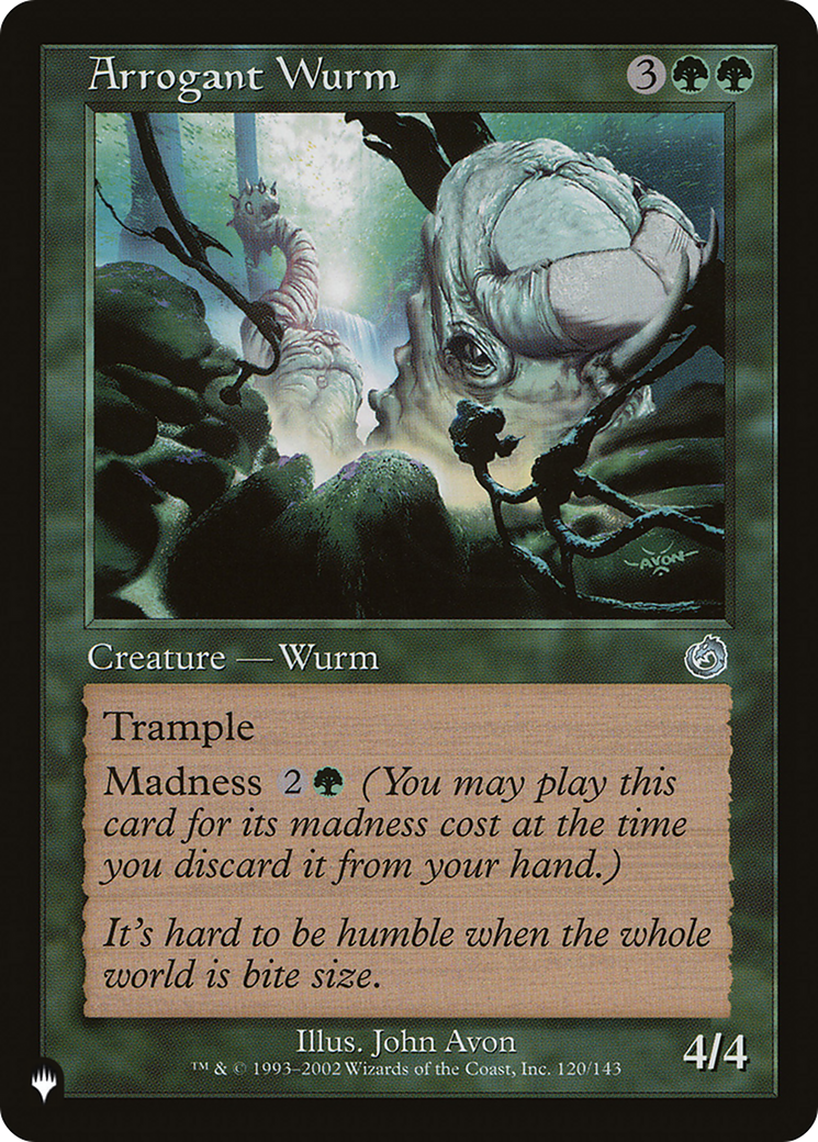Arrogant Wurm (LIST-TOR-120) [The List]