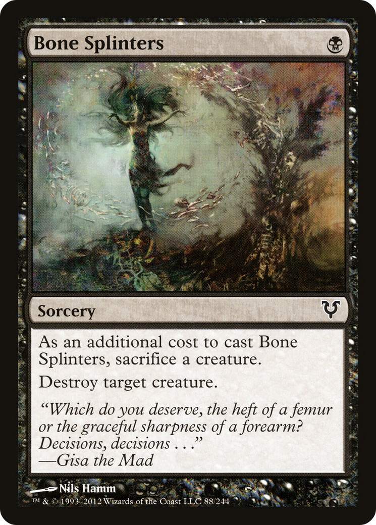 Bone Splinters (AVR-088) [Avacyn Restored]