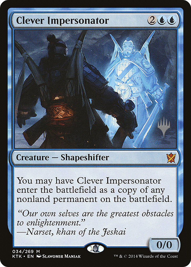 Clever Impersonator (PPTHB-034) [Promo Pack: Khans of Tarkir Promos]