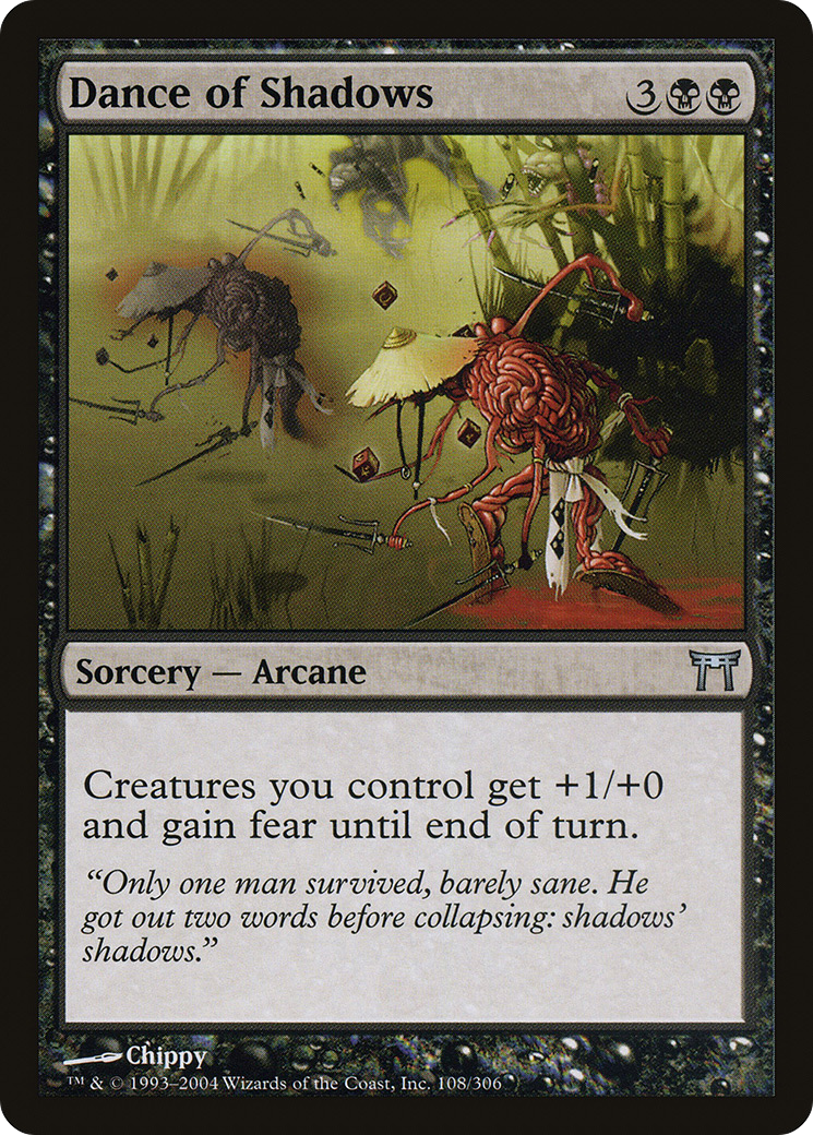 Dance of Shadows (CHK-108) [Champions of Kamigawa] Foil
