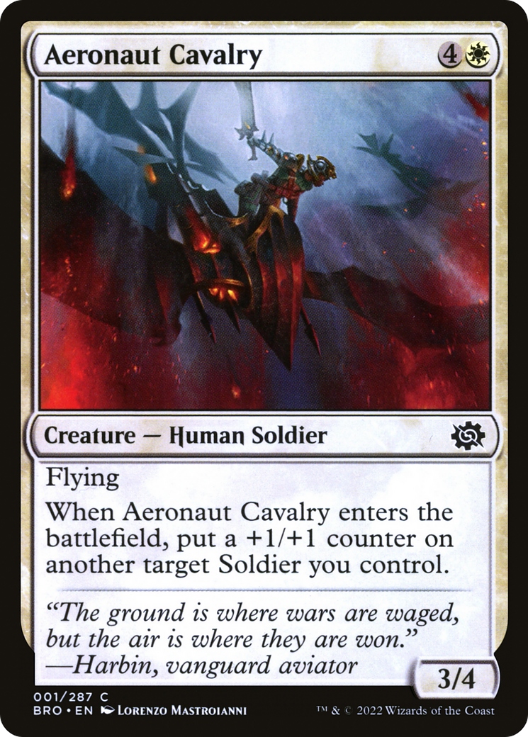Aeronaut Cavalry (BRO-001) [The Brothers' War] Foil