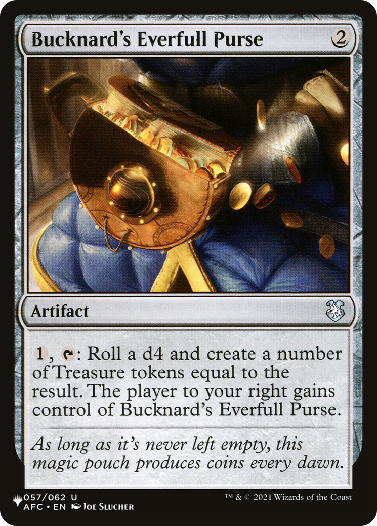 Bucknard's Everfull Purse (LIST-AFC-57) [The List] Foil