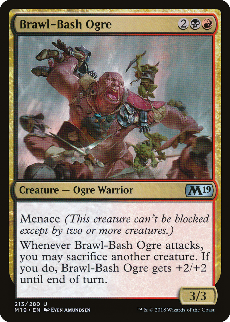 Brawl-Bash Ogre (M19-213) [Core Set 2019]