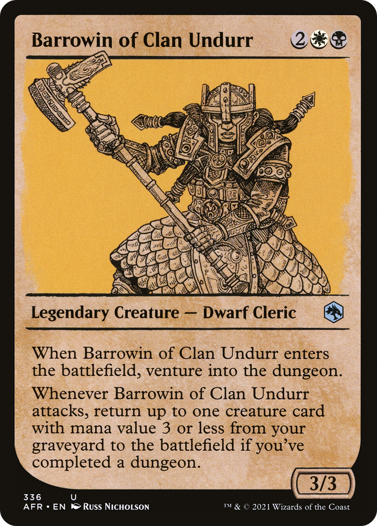 Barrowin of Clan Undurr (Showcase) (AFR-336) [Adventures in the Forgotten Realms]