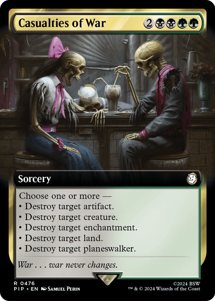 Casualties of War (Extended Art) (PIP-476) [Fallout] Foil