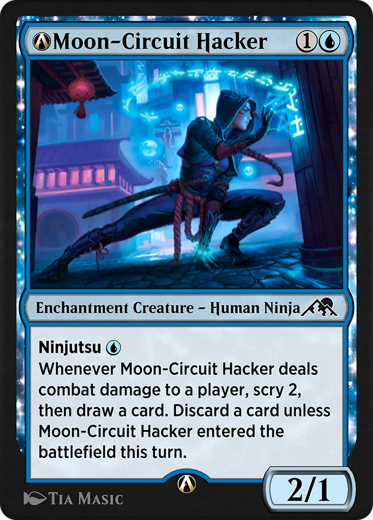 A-Moon-Circuit Hacker (NEO-A-67) [Kamigawa: Neon Dynasty]