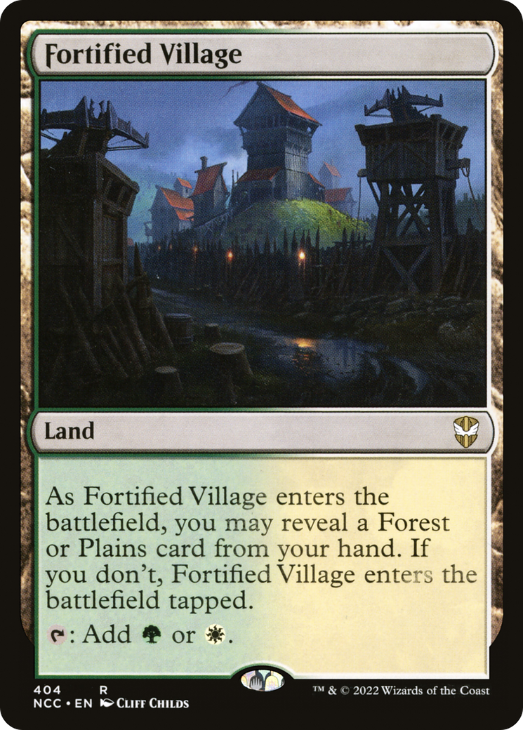 Fortified Village (NCC-404) [New Capenna Commander]
