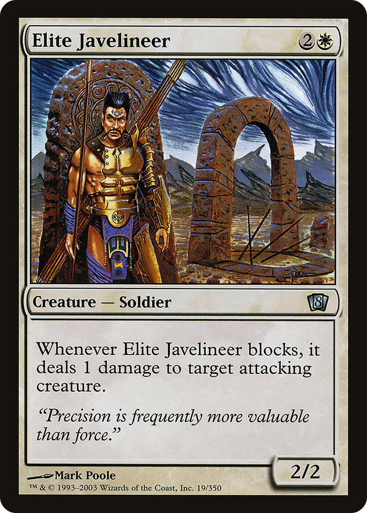 Elite Javelineer (8ED-019) [8th Edition] Foil