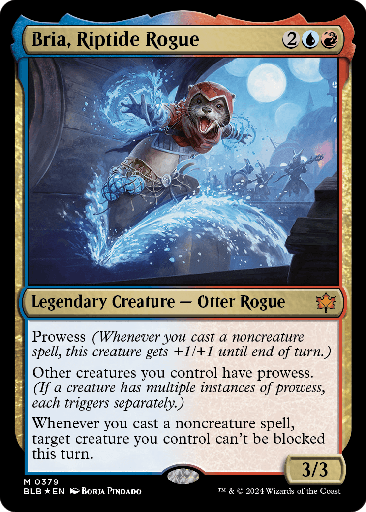 Bria, Riptide Rogue (BLB-379) [Bloomburrow] Foil