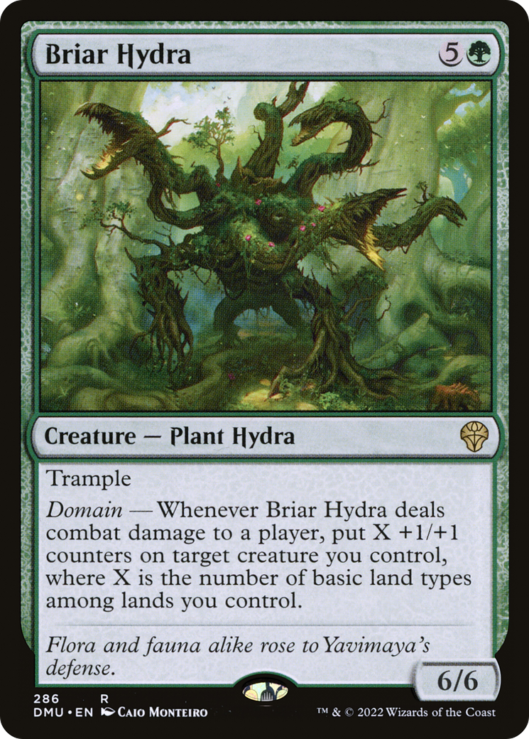 Briar Hydra (DMU-286) [Dominaria United] Foil