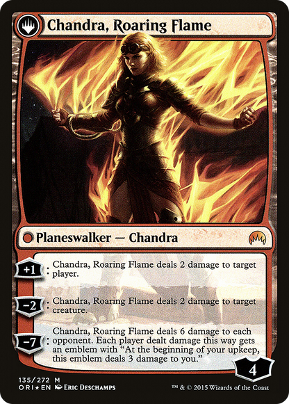 Chandra, Fire of Kaladesh (PRE-135S) [Magic Origins Promos] Foil