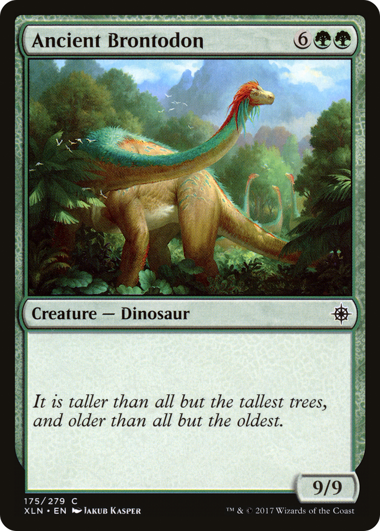 Ancient Brontodon (XLN-175) [Ixalan] Foil