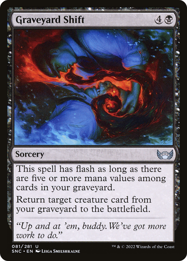Graveyard Shift (SNC-081) [Streets of New Capenna] Foil