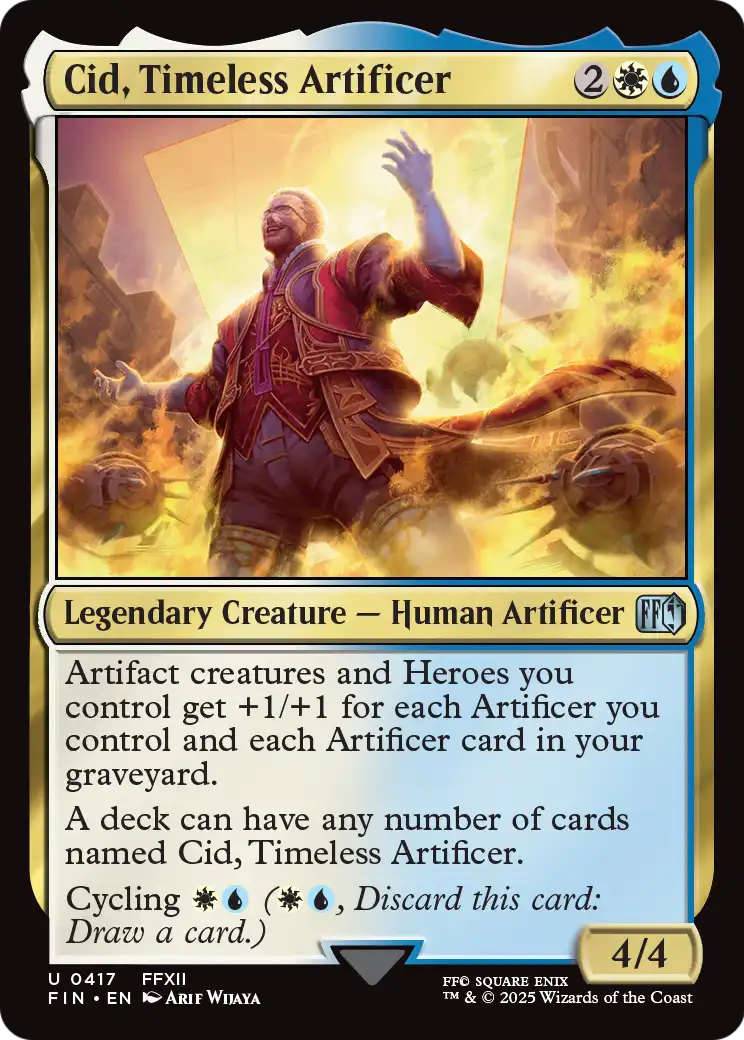 Cid, Timeless Artificer (FIN-417) [FINAL FANTASY]