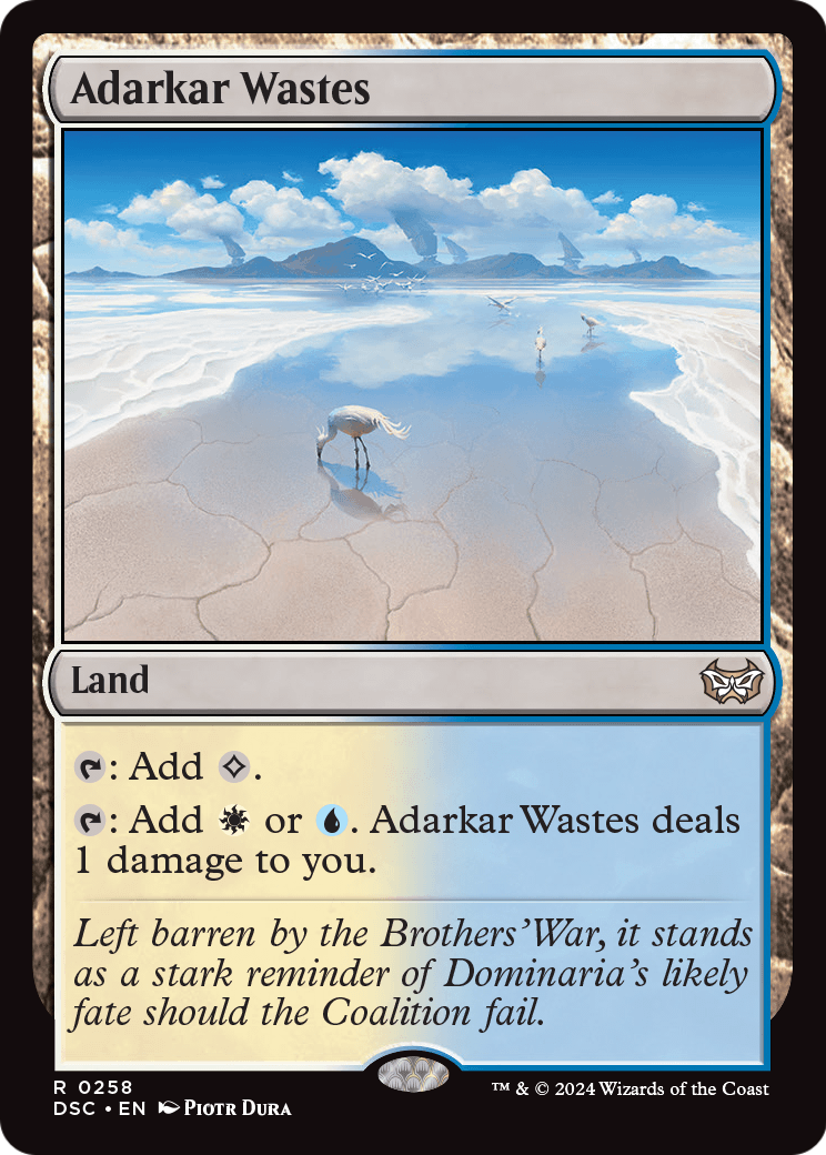 Adarkar Wastes (DSC-258) [Duskmourn: House of Horror Commander]