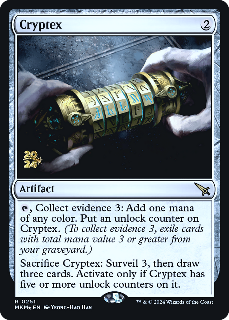 Cryptex (PRE-251) [Murders at Karlov Manor Promos] Foil