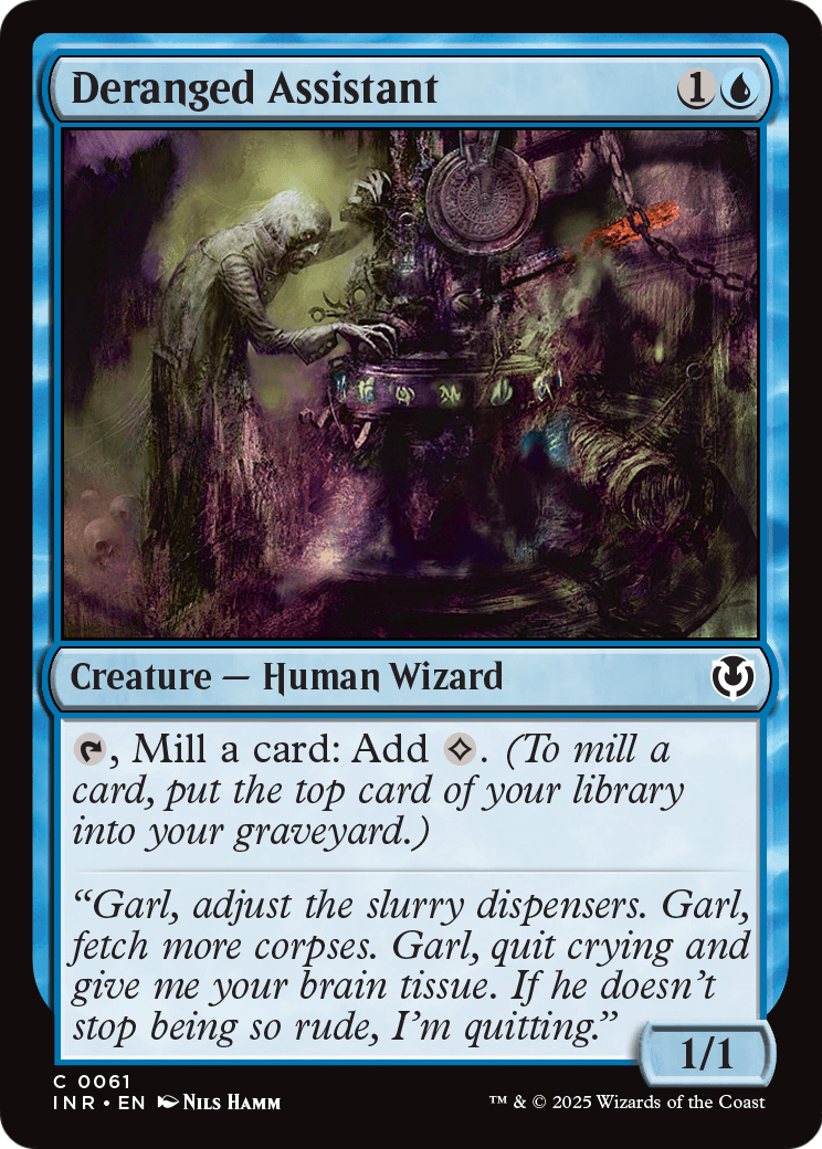 Deranged Assistant (INR-061) [Innistrad Remastered] Foil