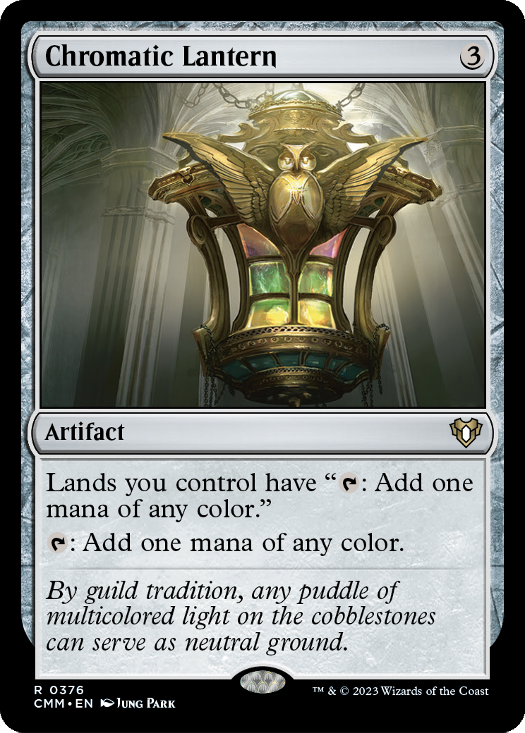 Chromatic Lantern (CMM-376) [Commander Masters] Foil
