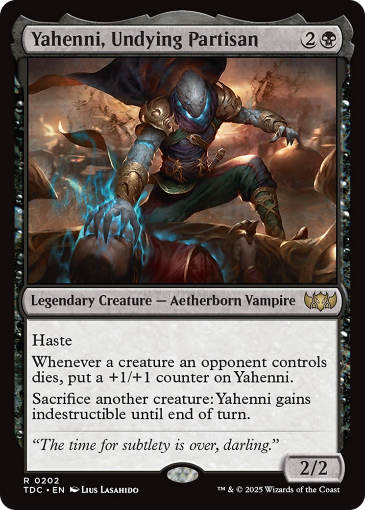 Yahenni, Undying Partisan (TDC-202) [Commander: Tarkir: Dragonstorm]