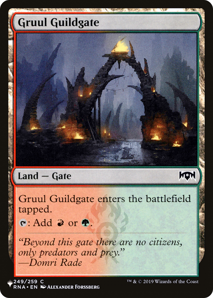 Gruul Guildgate (LIST-RNA-249) [The List Reprints]