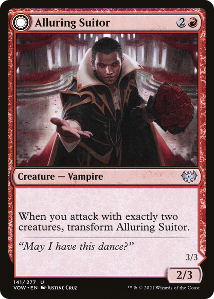 Alluring Suitor (VOW-141) [Innistrad: Crimson Vow]