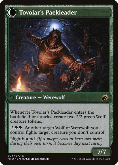 Tovolar's Huntmaster (MID-204) [Innistrad: Midnight Hunt] Foil