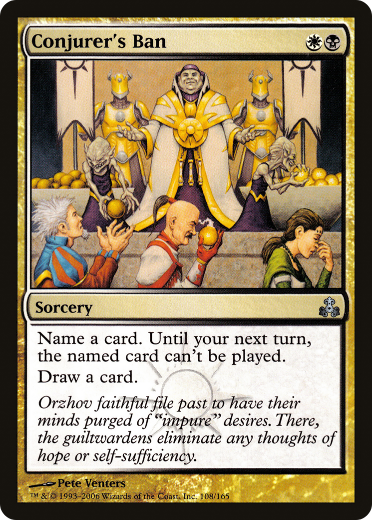 Conjurer's Ban (GPT-108) [Guildpact]