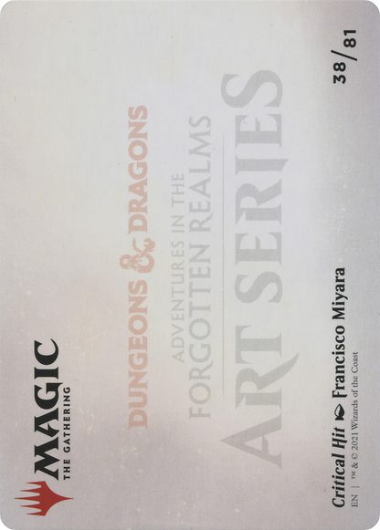 Critical Hit // Critical Hit (AAFR-038) (Borderless) [Adventures in the Forgotten Realms Art Series]