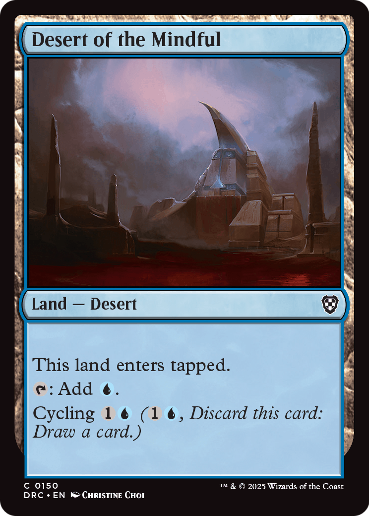 Desert of the Mindful (DRC-150) [Commander: Aetherdrift]