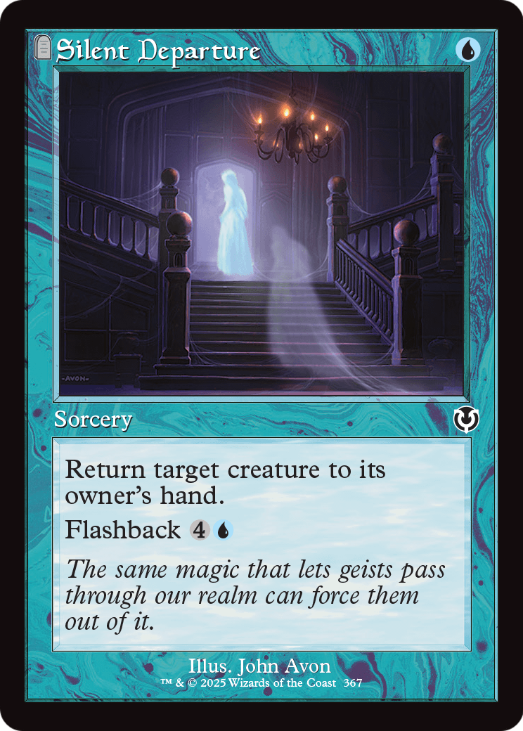 Silent Departure (Retro Frame) (INR-367) [Innistrad Remastered]