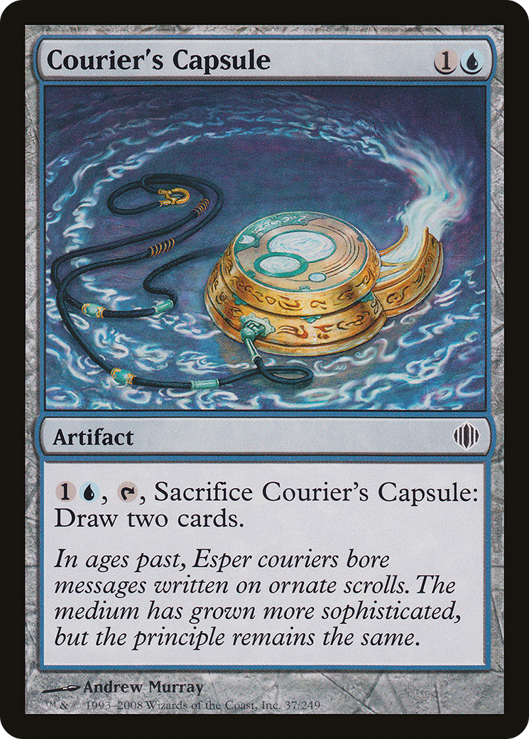 Courier's Capsule (ALA-037) [Shards of Alara] Foil
