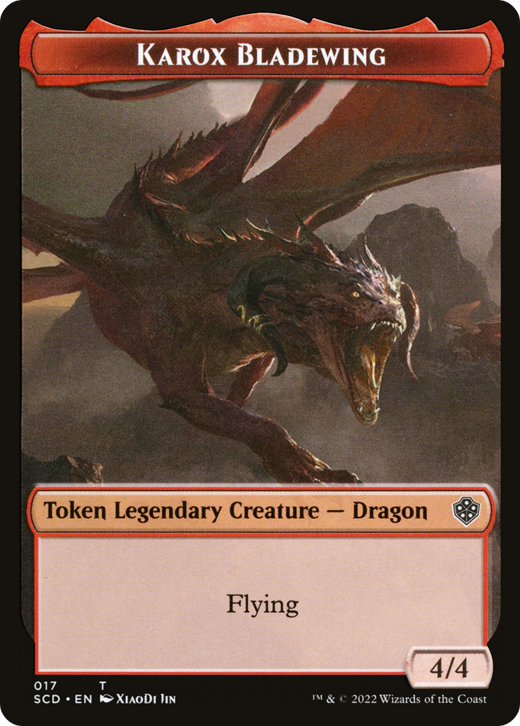 Karox Bladewing (TSCD-017) [Starter Commander Deck Tokens] Foil