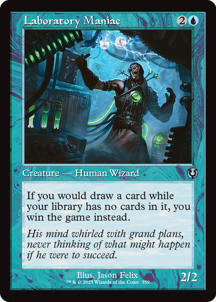Laboratory Maniac (Retro Frame) (INR-359) [Innistrad Remastered] Foil