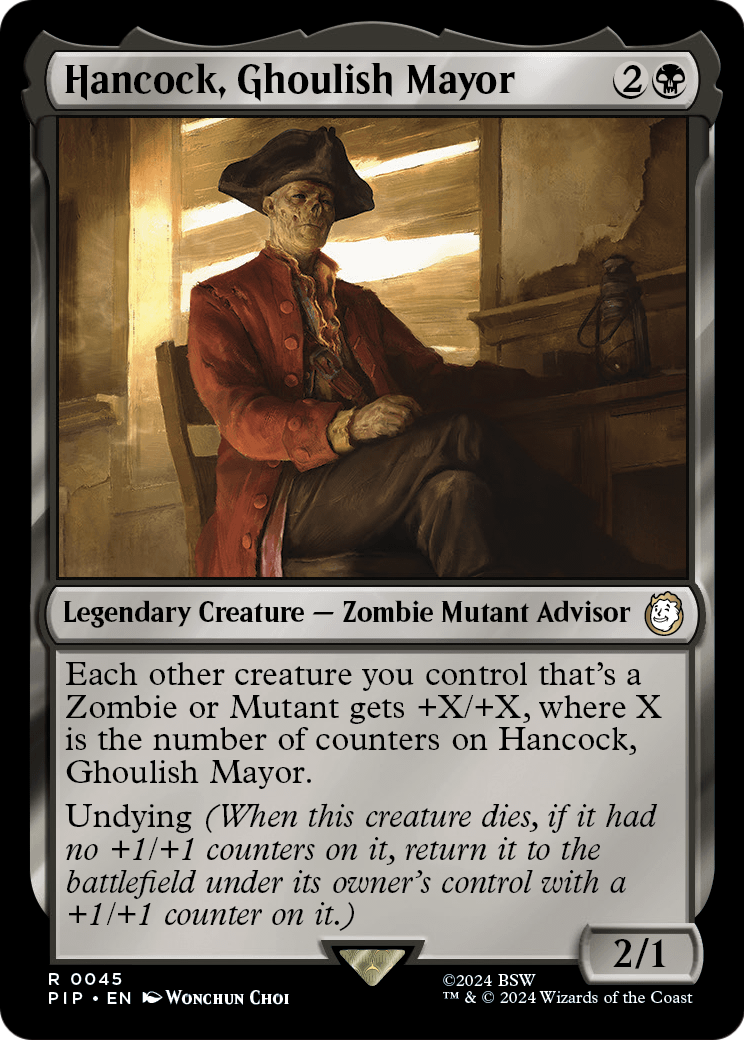 Hancock, Ghoulish Mayor (PIP-045) [Fallout]