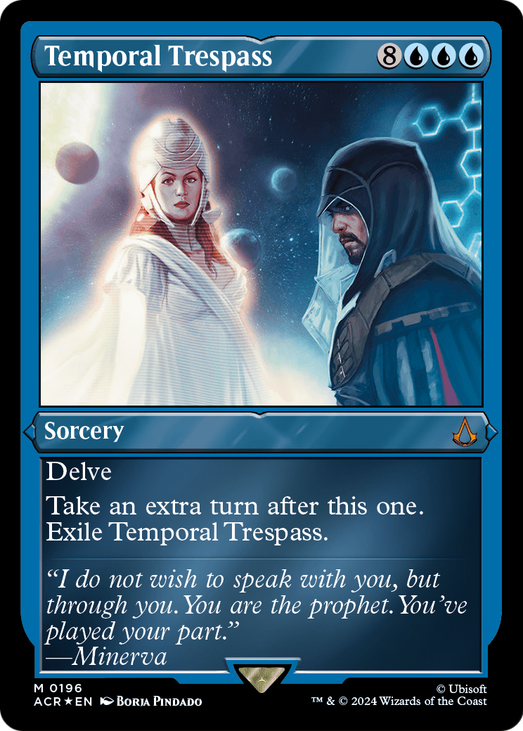Temporal Trespass (Foil Etched) (ACR-196) [Assassin's Creed] Foil